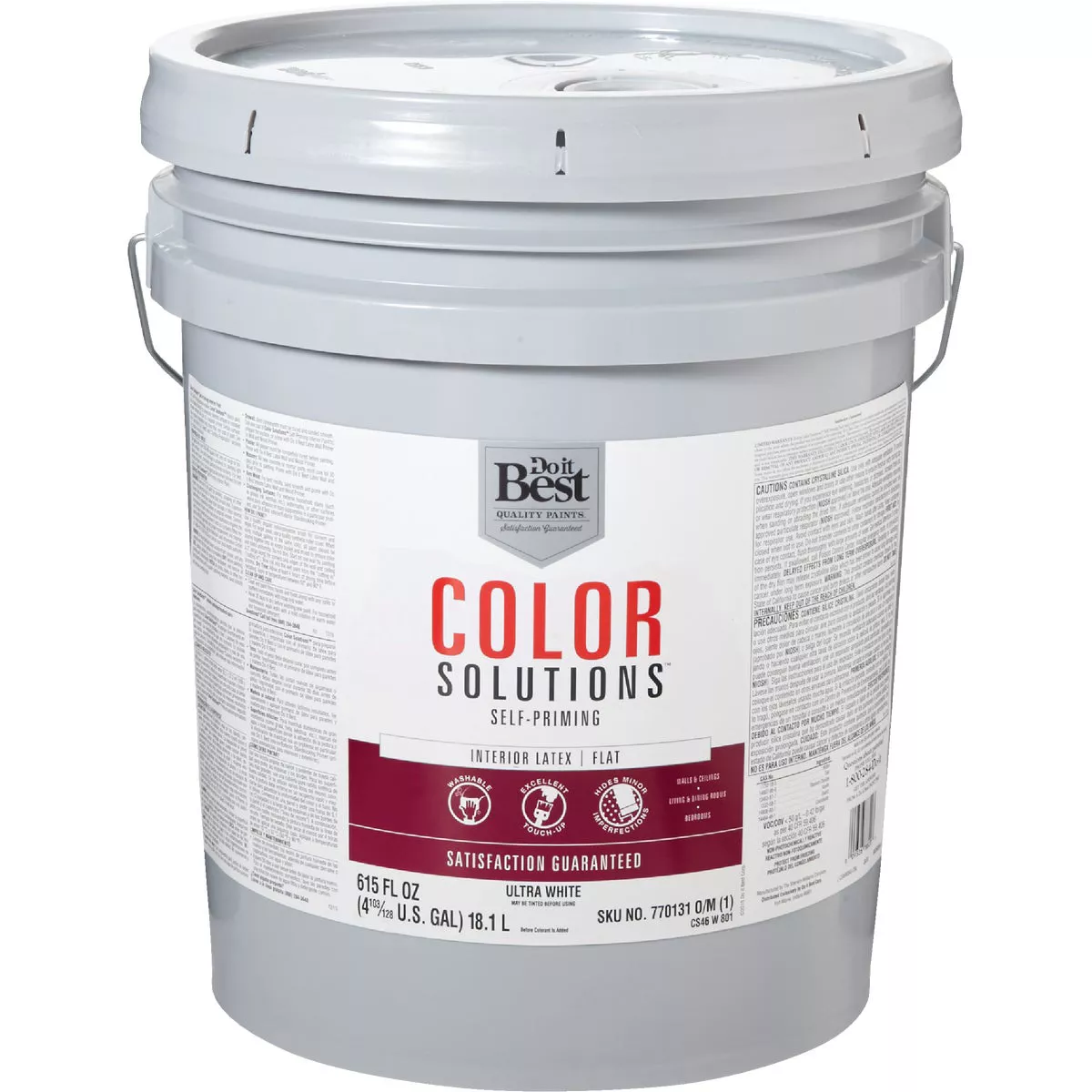 Do it Best Color Solutions Latex Self-Priming Flat Interior Wall Paint ...