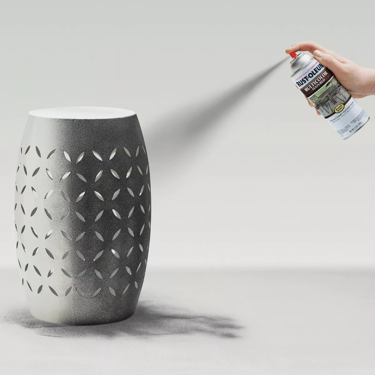 Rust-Oleum Stops Rust 12 Oz. MultiColor Textured Spray Paint, Aged Iron - photo 6