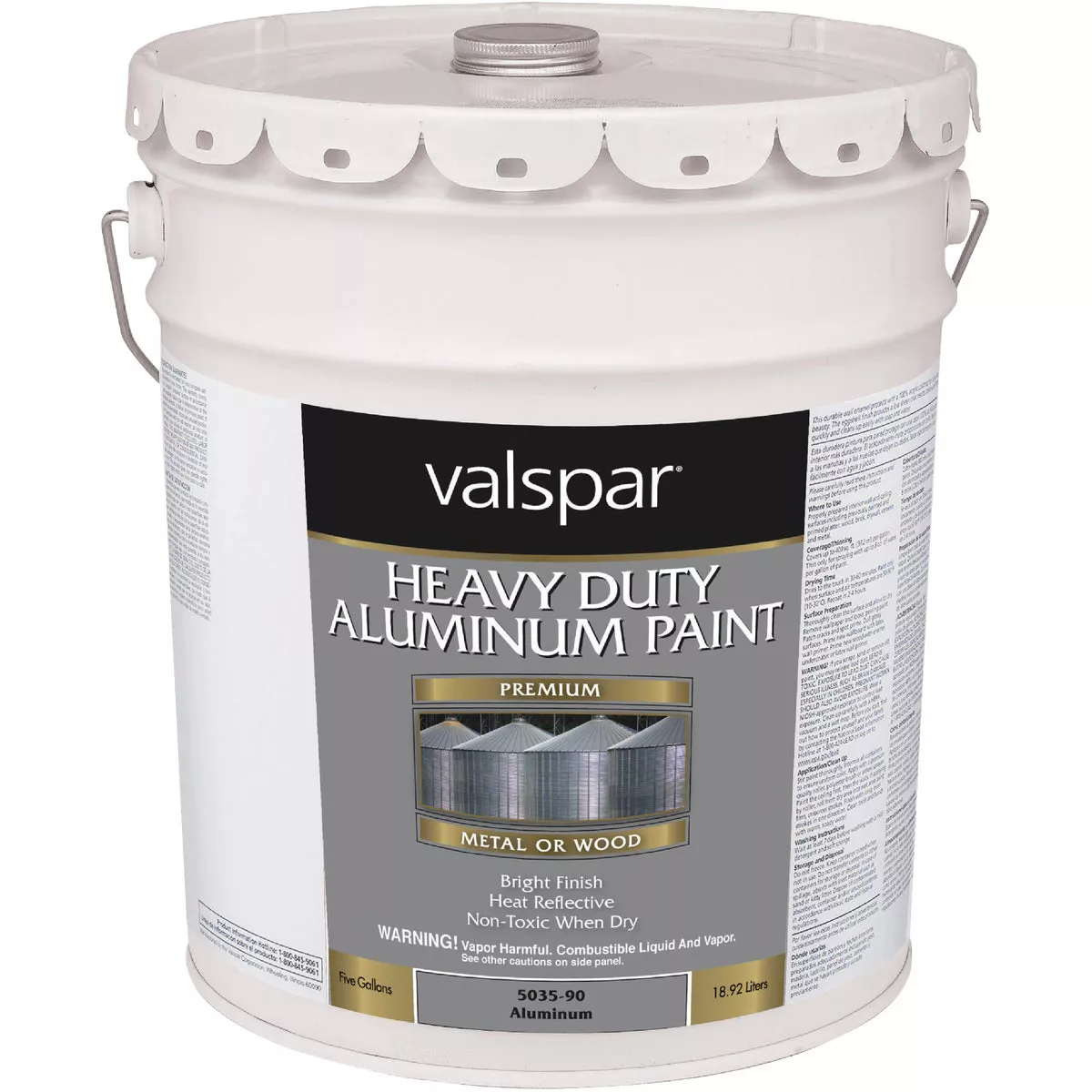 Valspar 5 Gal Aluminum HD Resin Finish Aluminum Paint