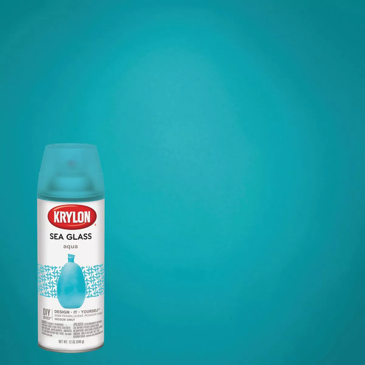 Krylon 12 Oz. Frosted Sea Glass Finish Spray Paint, Aqua