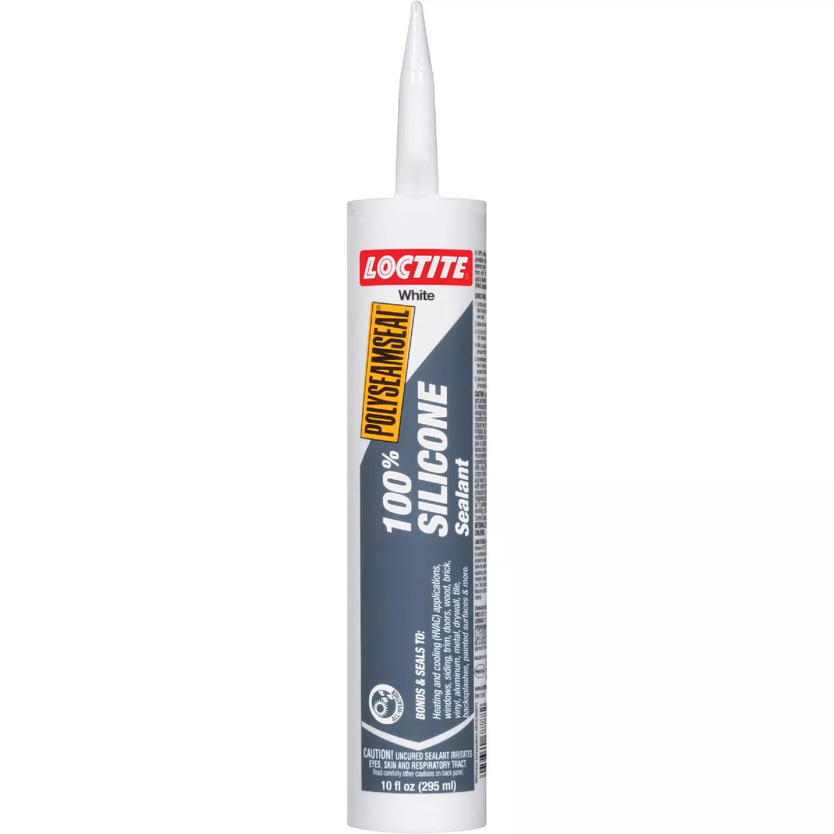 Loctite Polyseamsel 10 Oz. 100% Silicone Sealant, White