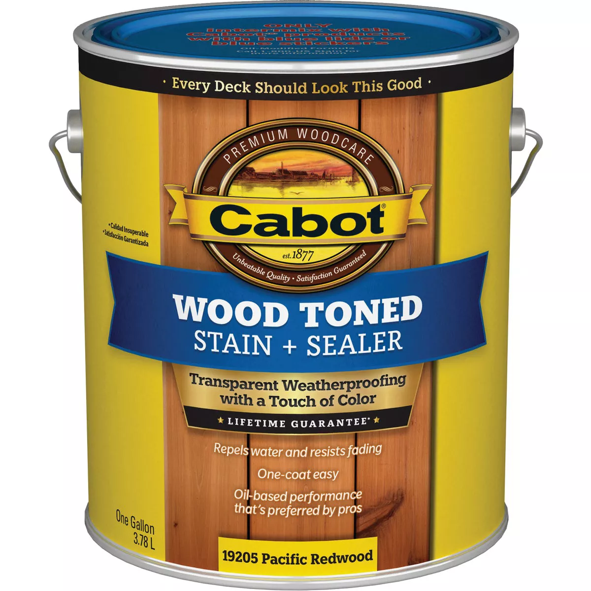 Cabot VOC Wood Toned Deck & Siding Exterior Stain & Sealer, 19205 Pacific Redwood, 1 Gal. - photo 2