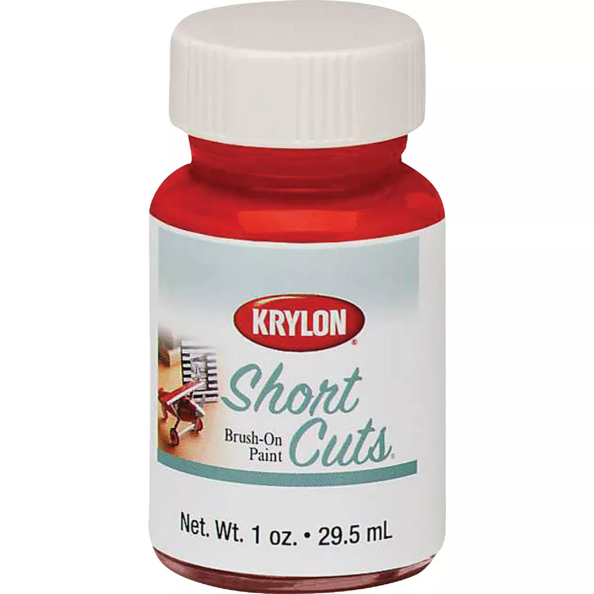 Krylon Short Cuts Red Pepper High Gloss 1 Fl. Oz. Hobby Paint - photo 2