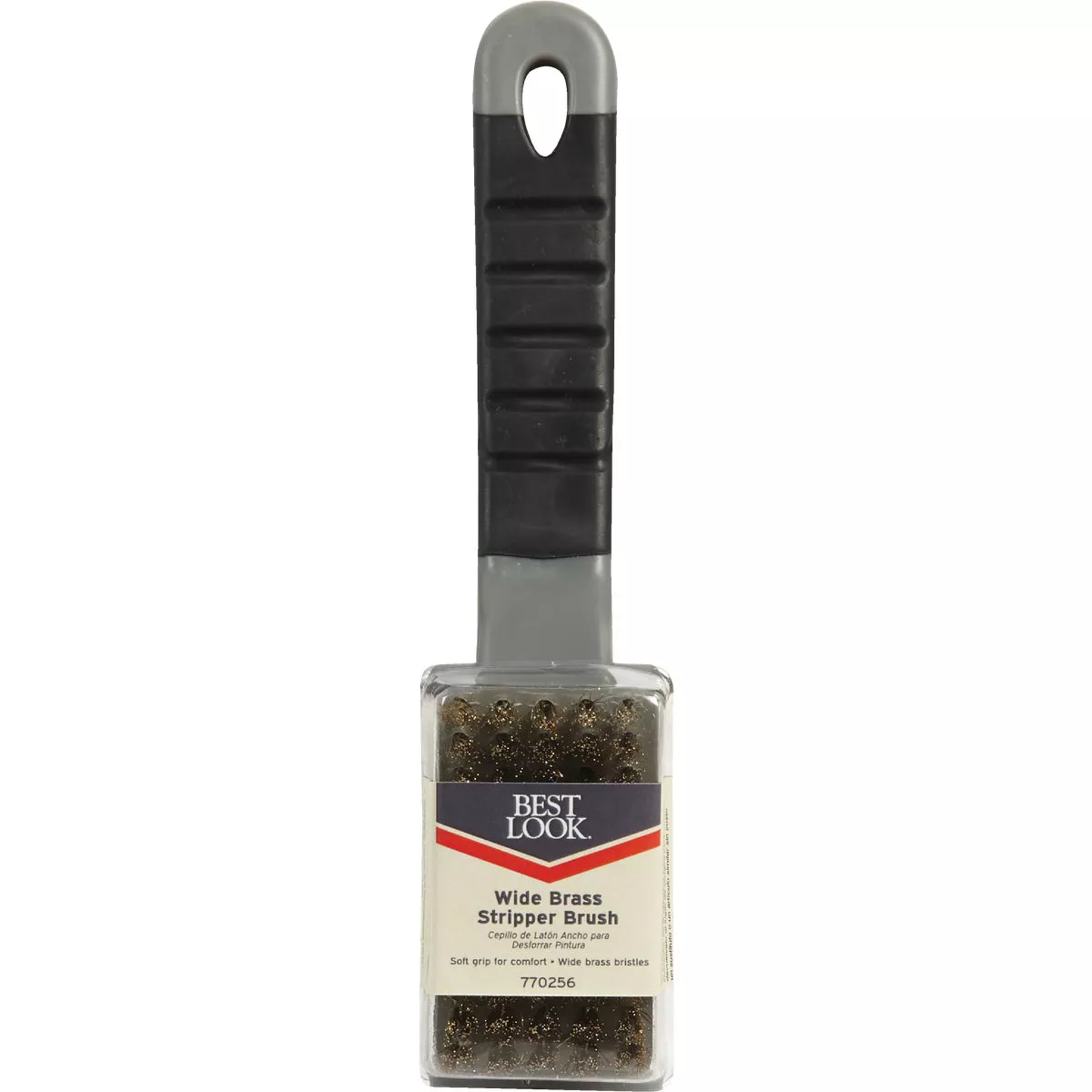 Best Look Brass Soft Grip wide brass stripper brush - photo 2