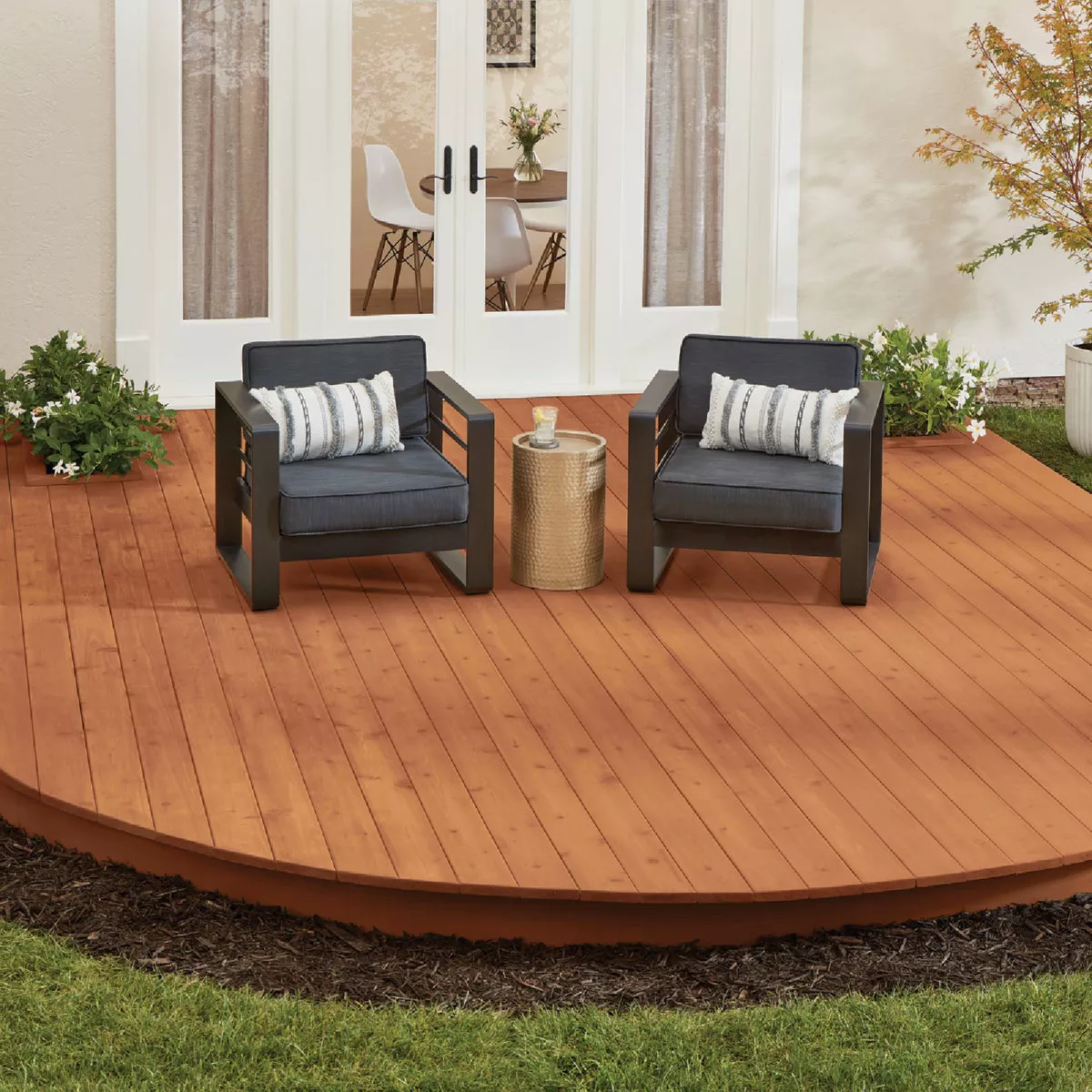 Cabot VOC Semi-Transparent Deck & Siding Exterior Stain, 16380 Redwood, 1 Gal. - photo 7