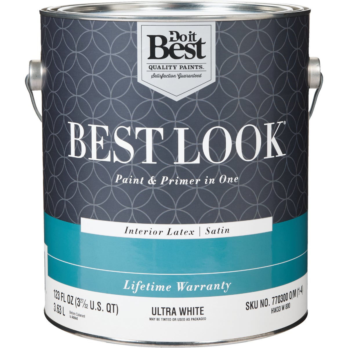 Best Look Latex Premium Paint & Primer In One Satin Interior Wall Paint