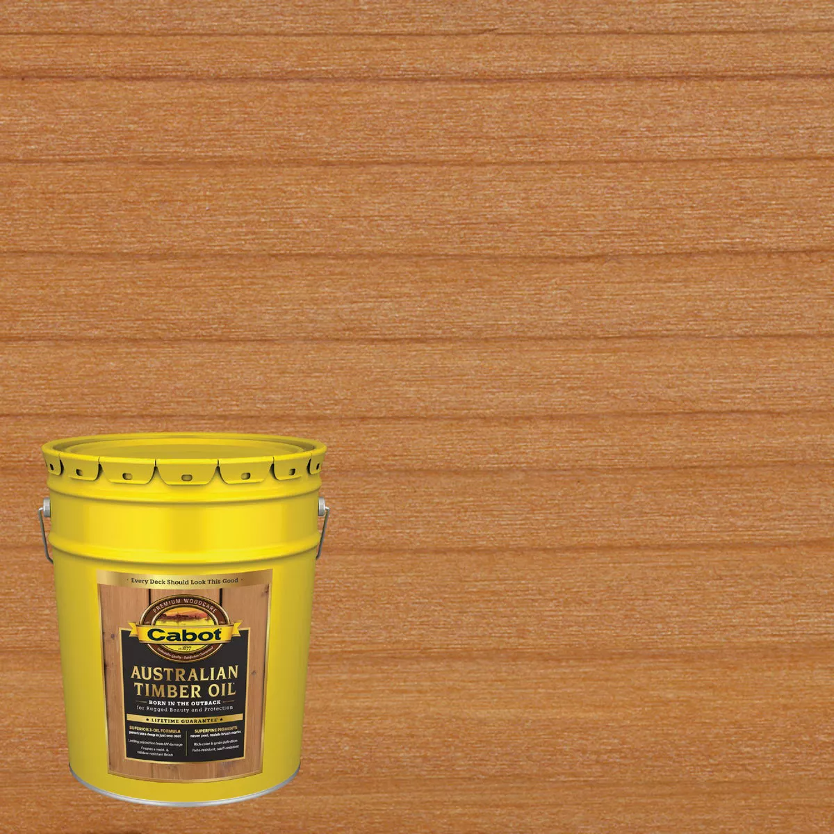 Cabot Australian Timber Oil, Honey Teak, 5 Gal.