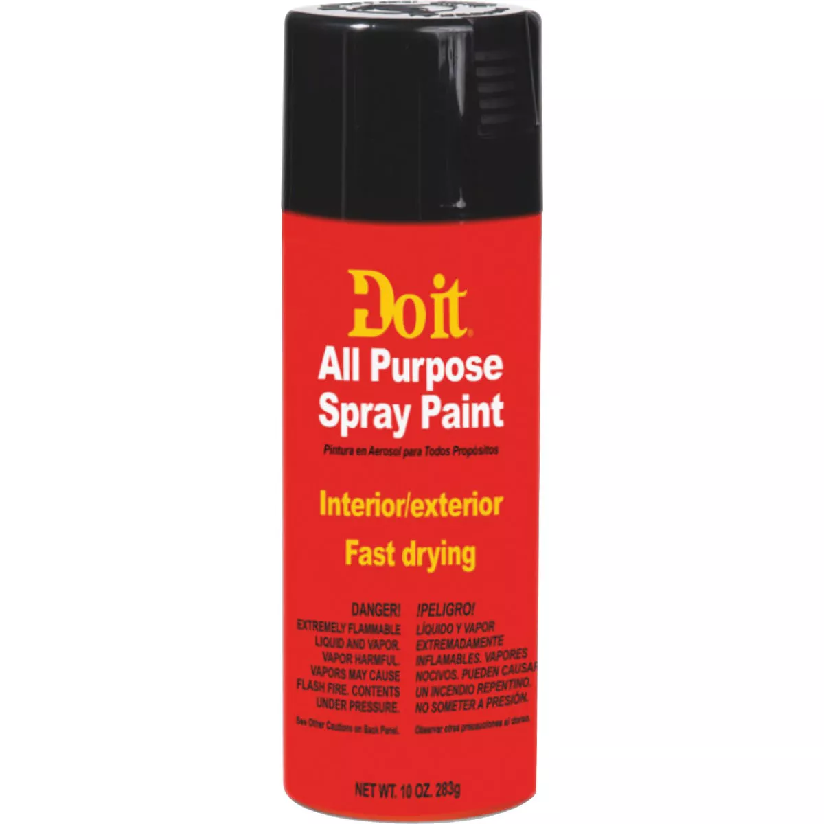 Do it 10 Oz. Flat All Purpose Spray Paint, Black