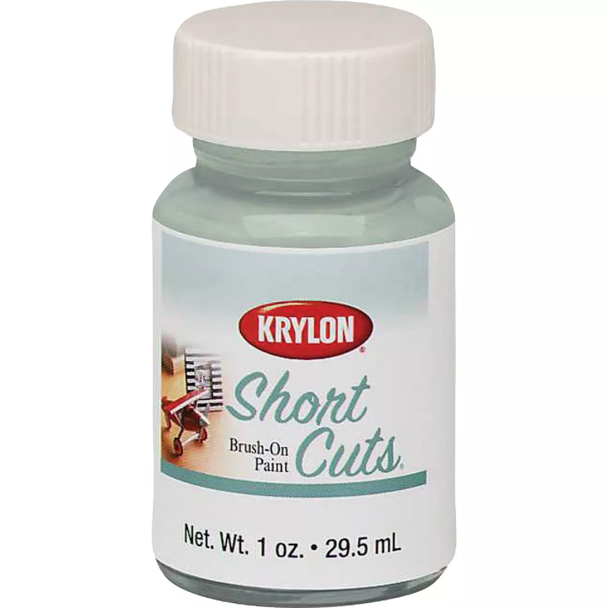Krylon Short Cuts Chrome High Gloss 1 Fl. Oz. Hobby Paint - photo 2