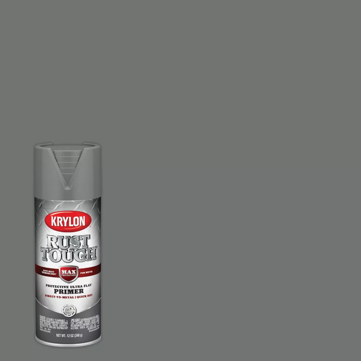 Krylon Rust Tough Gray 12 Oz. All-Purpose Spray Paint Primer