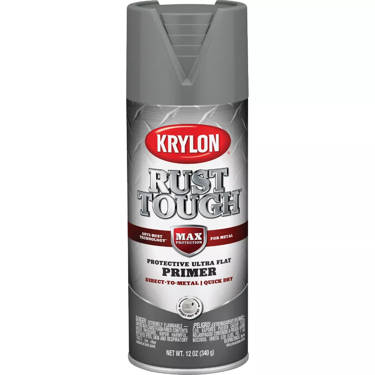 Krylon Rust Tough Gray 12 Oz. All-Purpose Spray Paint Primer - photo 2