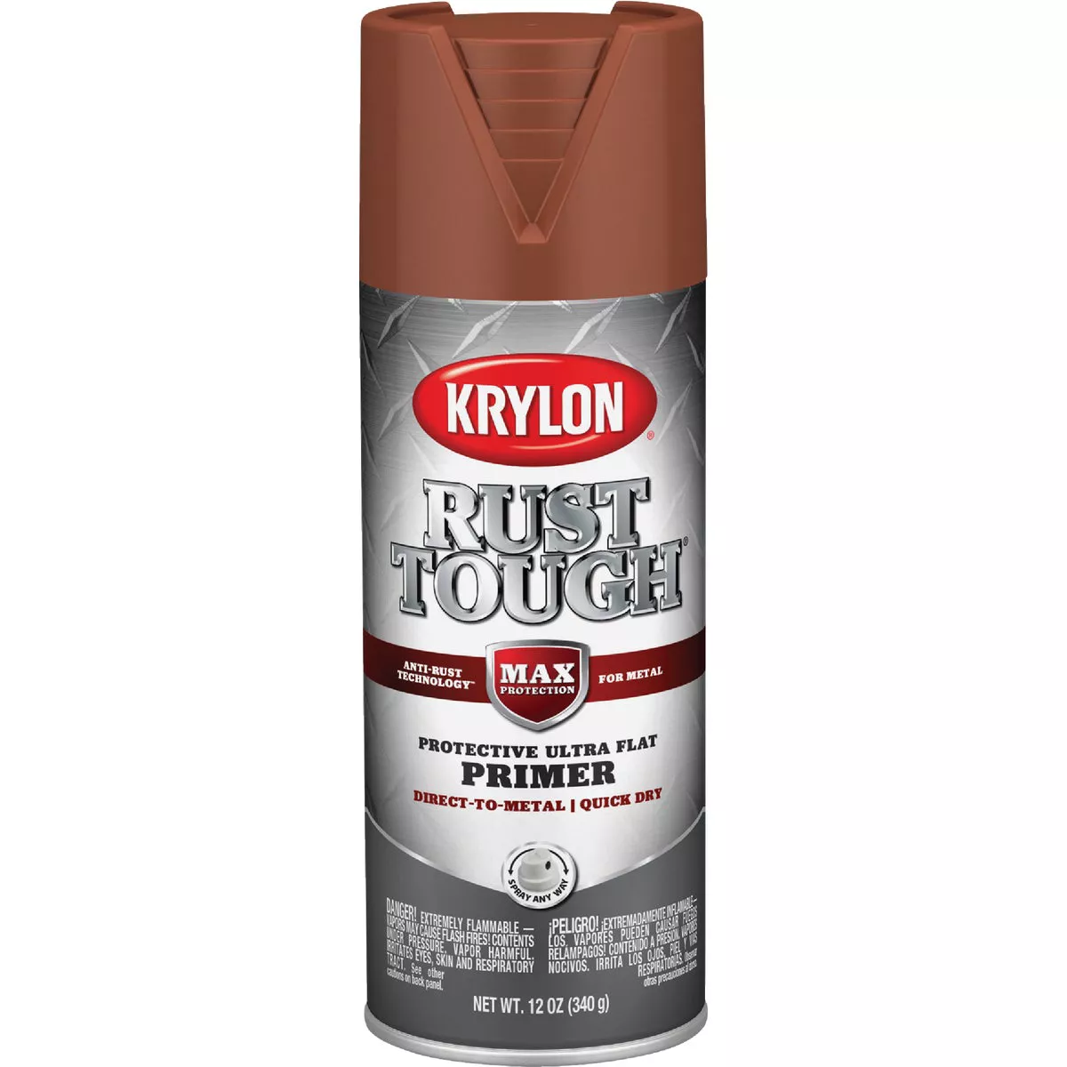 Krylon Rust Tough Red oxide 12 Oz. All-Purpose Spray Paint Primer - photo 2
