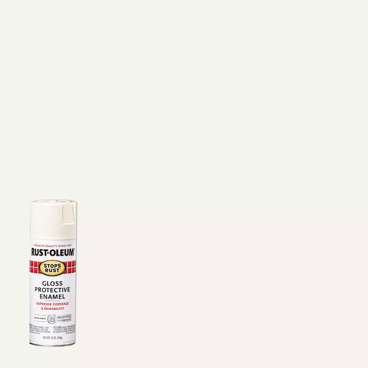 Rust-Oleum Stops Rust 12 Oz. Canvas White Gloss Anti-Rust Spray Paint