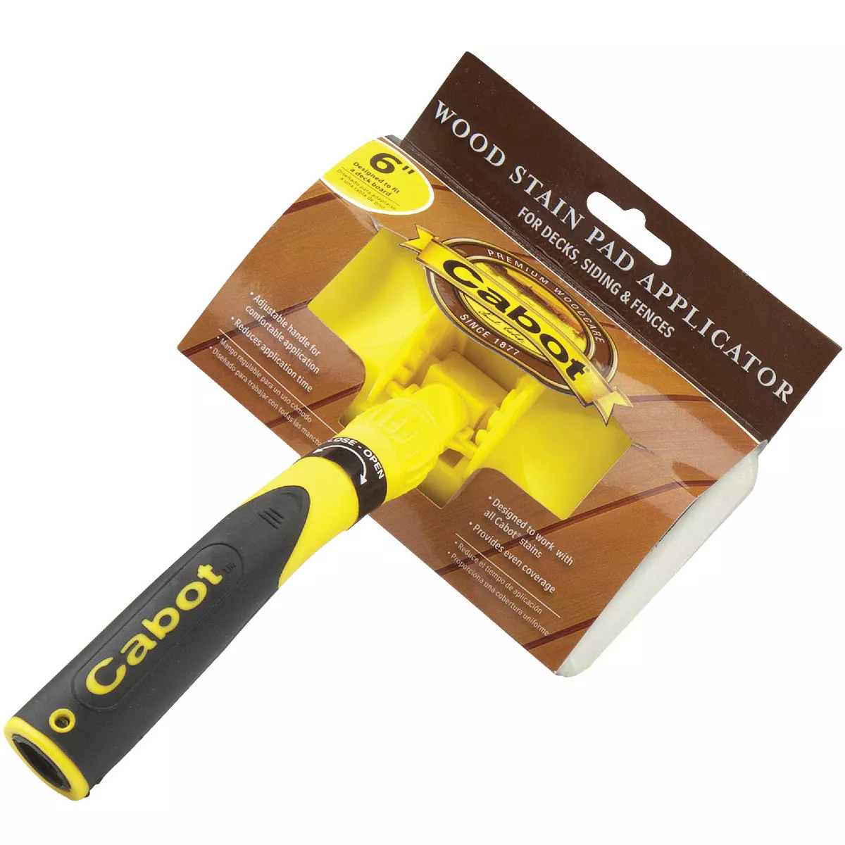 Cabot Wood Stain Pad Applicator, 6 In.