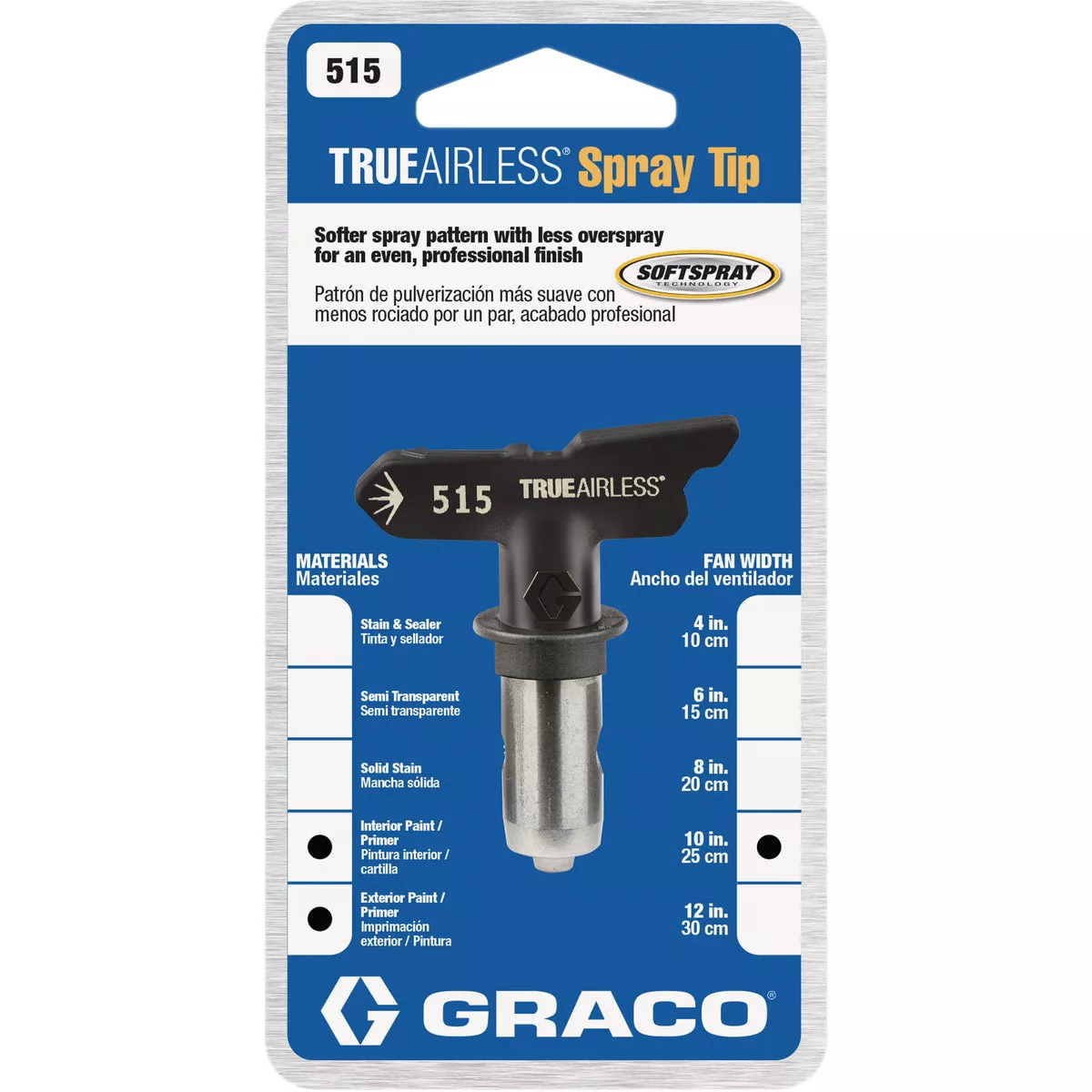 Graco Reverse-A-Clean 10 to 12 In. W. 0.015 In. Tip Paint Sprayer Airless Spray Tip - photo 6
