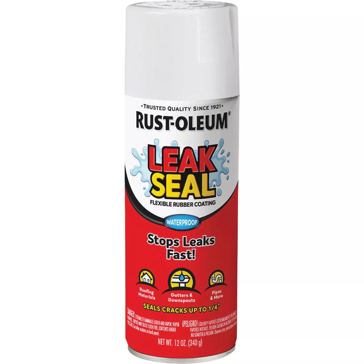 Rust-Oleum LeakSeal 12 Oz. Flexible Rubber Coating, White - photo 2