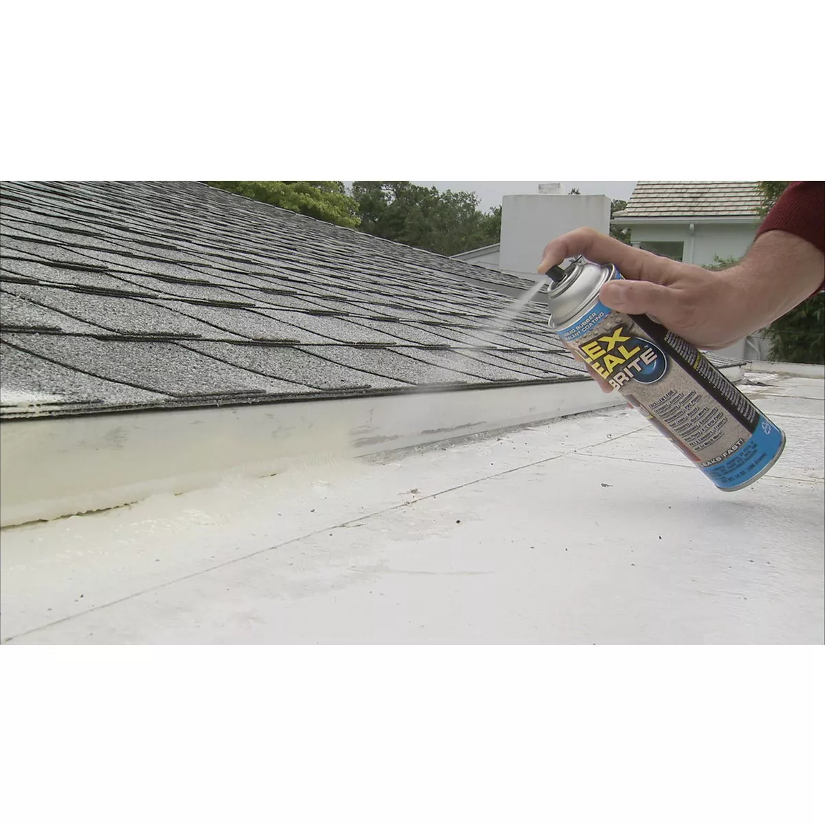 FLEX SEAL 14 Oz. Spray Rubber Sealant, Bright White - photo 4