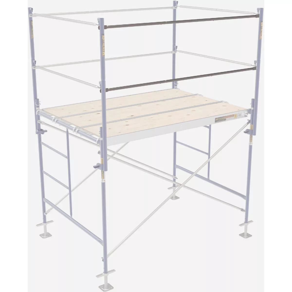 MetalTech 84 In. Galvanized Sectional Guardrail (Set Of 2) - photo 2