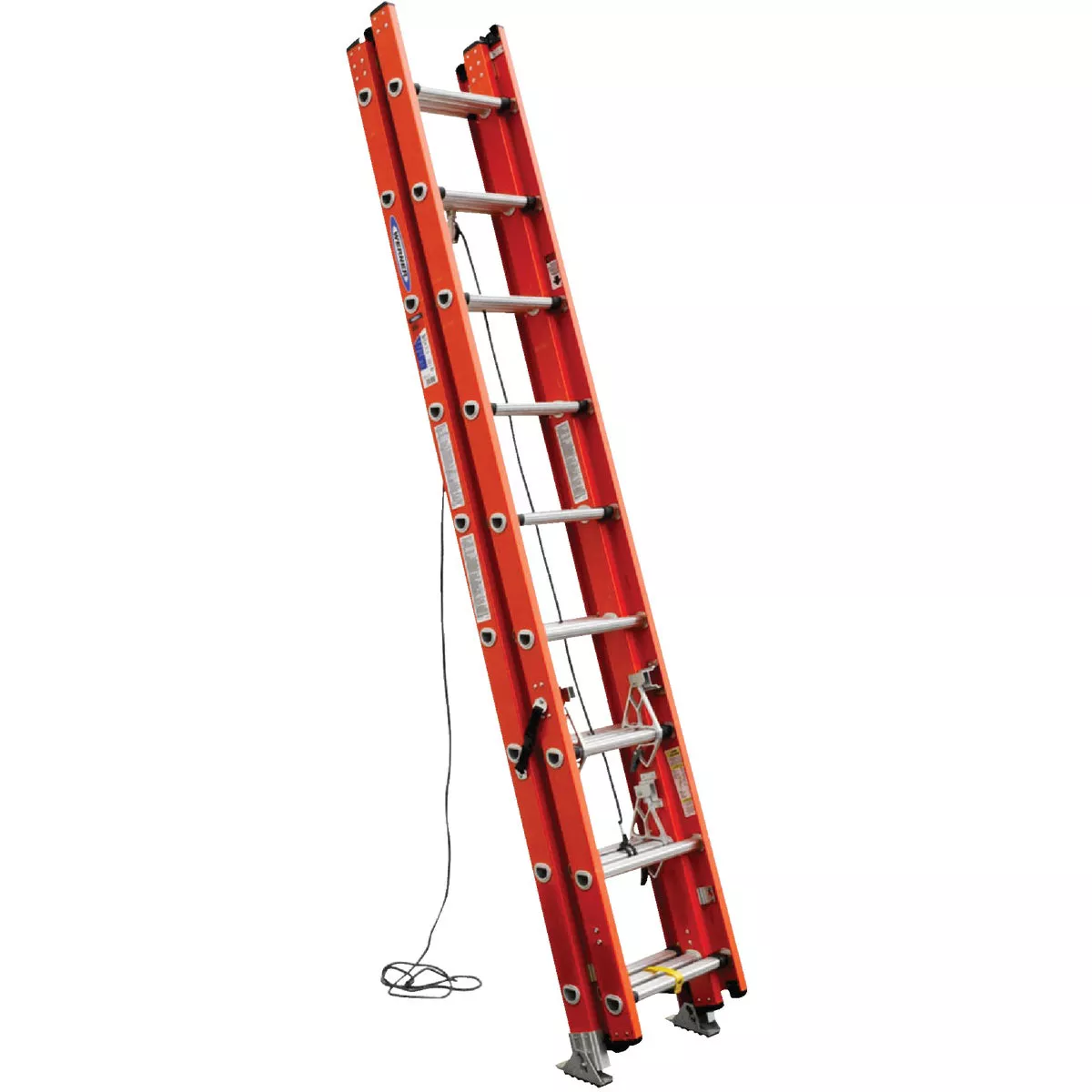 Werner 24 Ft. Compact Fiberglass Extension Ladder with 300 Lb. Load Capacity Type IA Duty Rating - photo 2