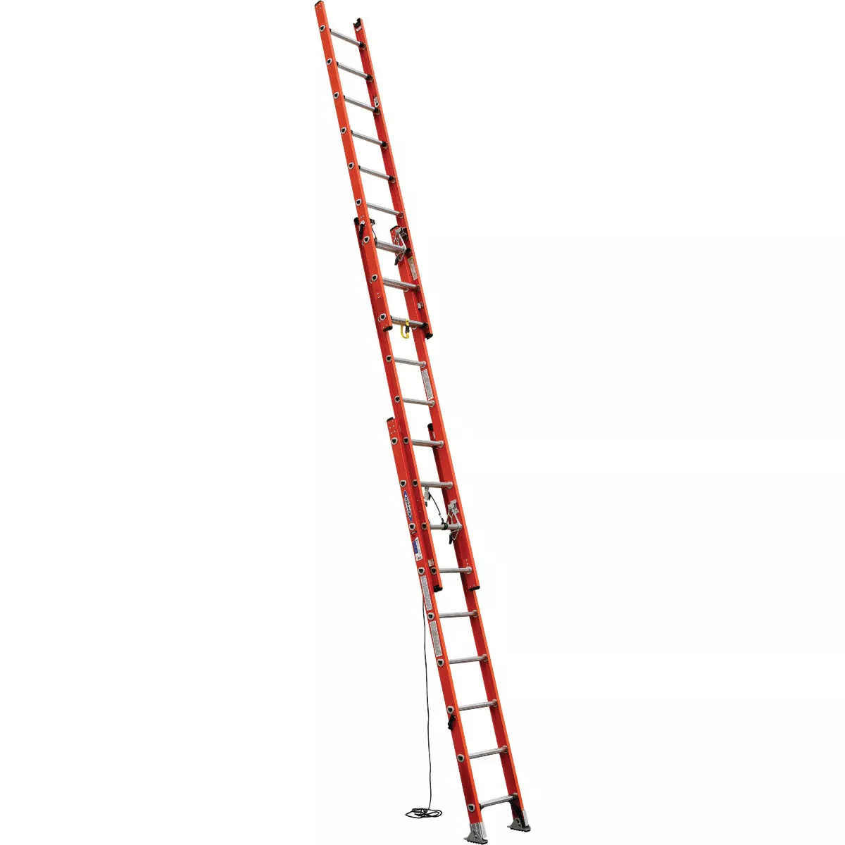 Werner 24 Ft. Compact Fiberglass Extension Ladder with 300 Lb. Load Capacity Type IA Duty Rating - photo 3