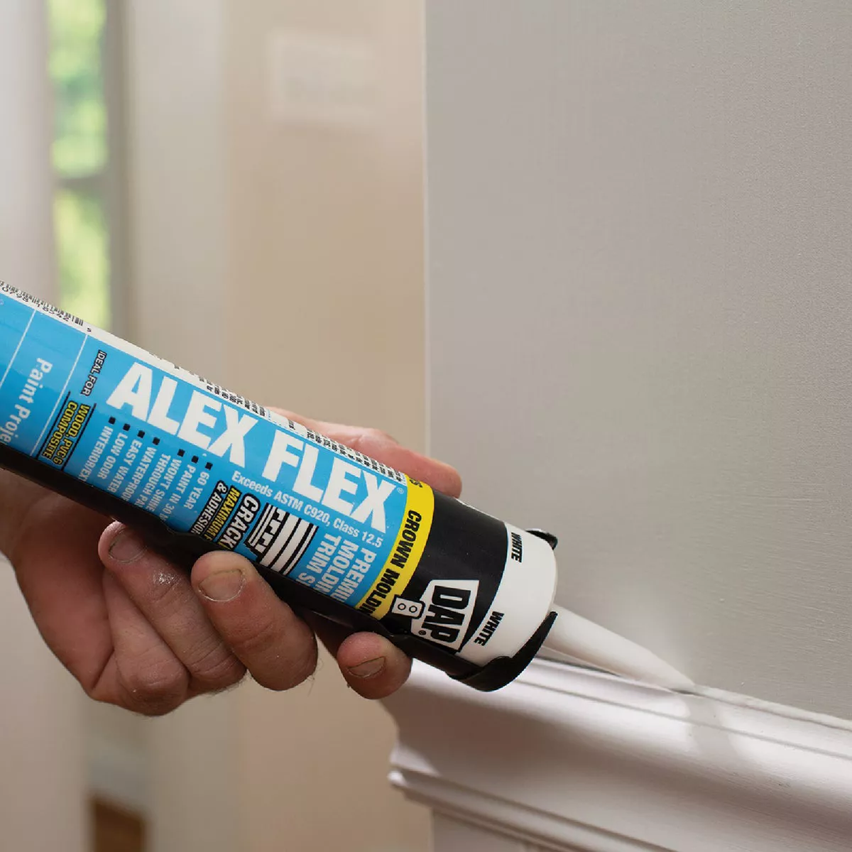 Dap Alex Flex 10.1 Oz. Premium Molding & Trim Acrylic Latex Siliconized Sealant, White - photo 6