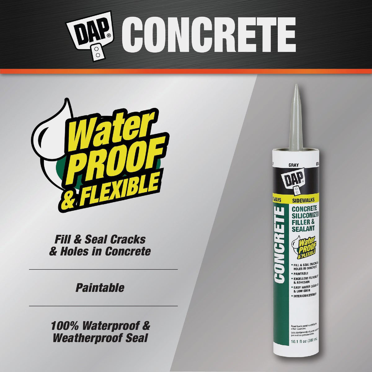 Dap Concrete Sealant 10.5 Oz. Gray Concrete Sealant Do it Best
