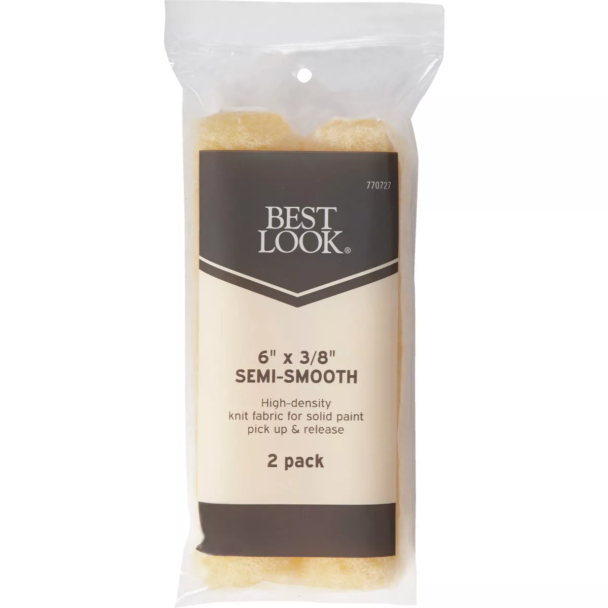 Best Look 6 In. x 3/8 In. Mini Knit Fabric Roller Cover (2-Pack) - photo 2