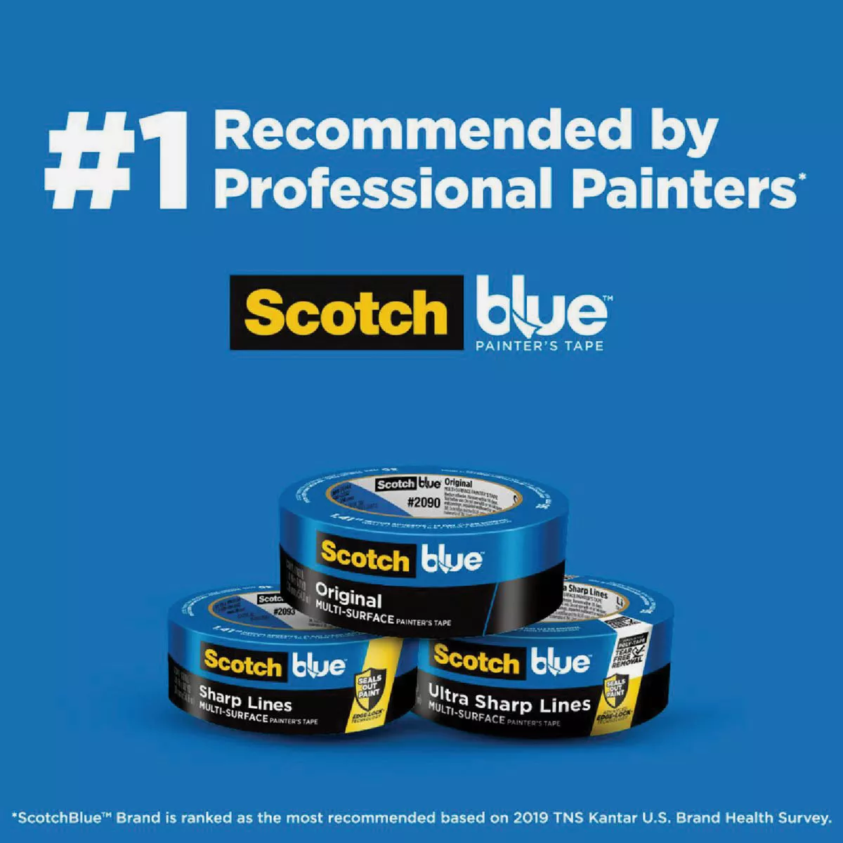 ScotchBlue 1.41 In. x 60 Yd. Original Painter's Tape (6 Roll) - photo 4