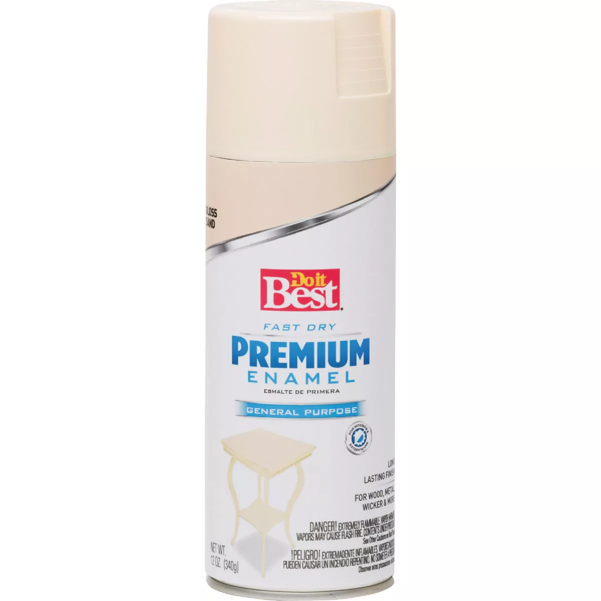 Do it Best Premium Enamel 12 Oz. Gloss Spray Paint, Sand - photo 2
