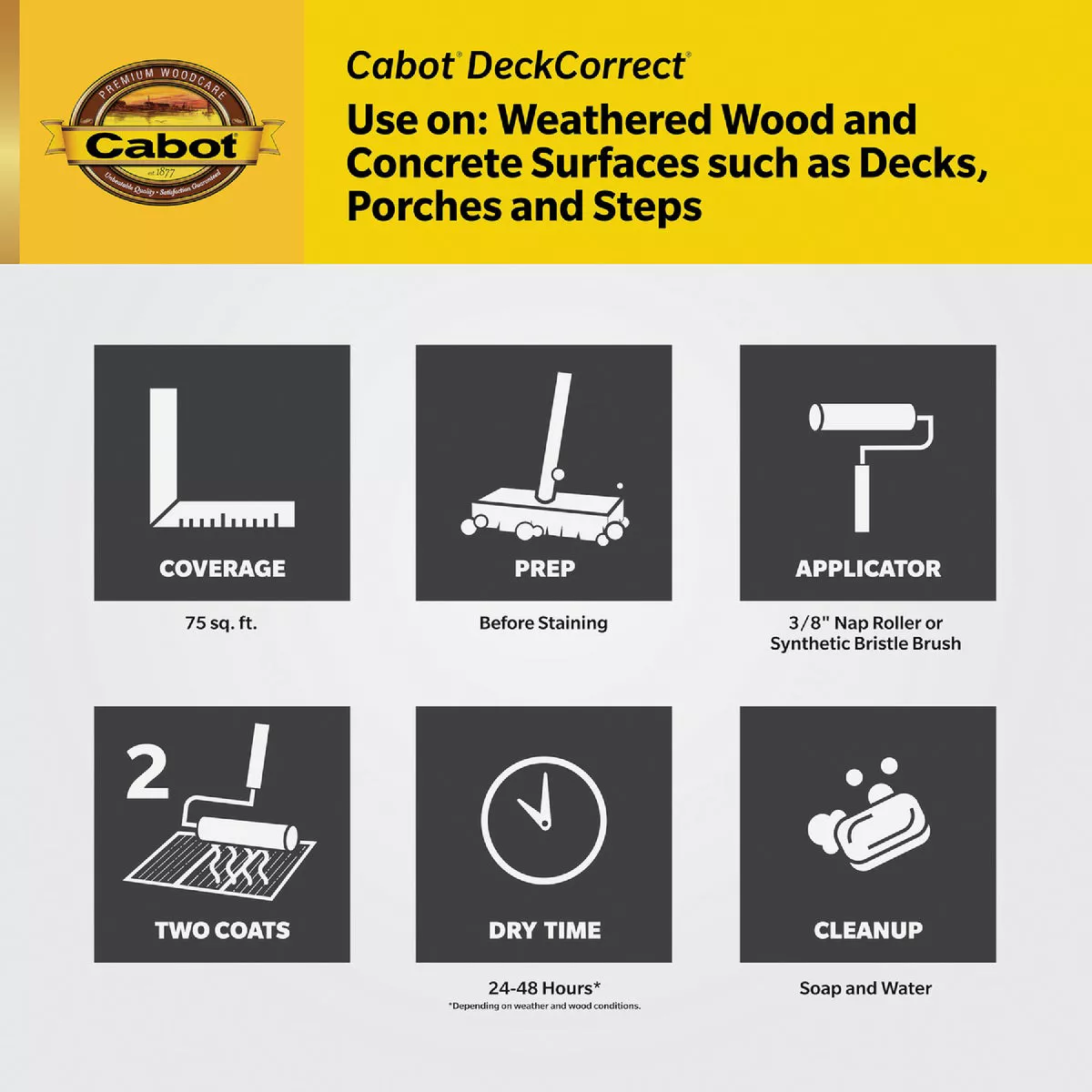 Cabot DeckCorrect, Tint Base, 1 Gal. - photo 5