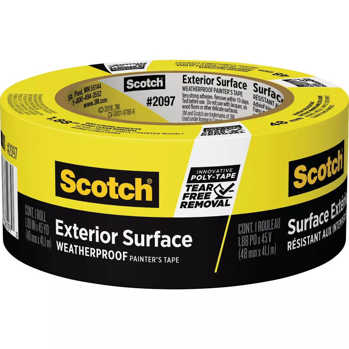 Scotch 1.88 In x 45 Yd. Exterior Surface Painter's Tape