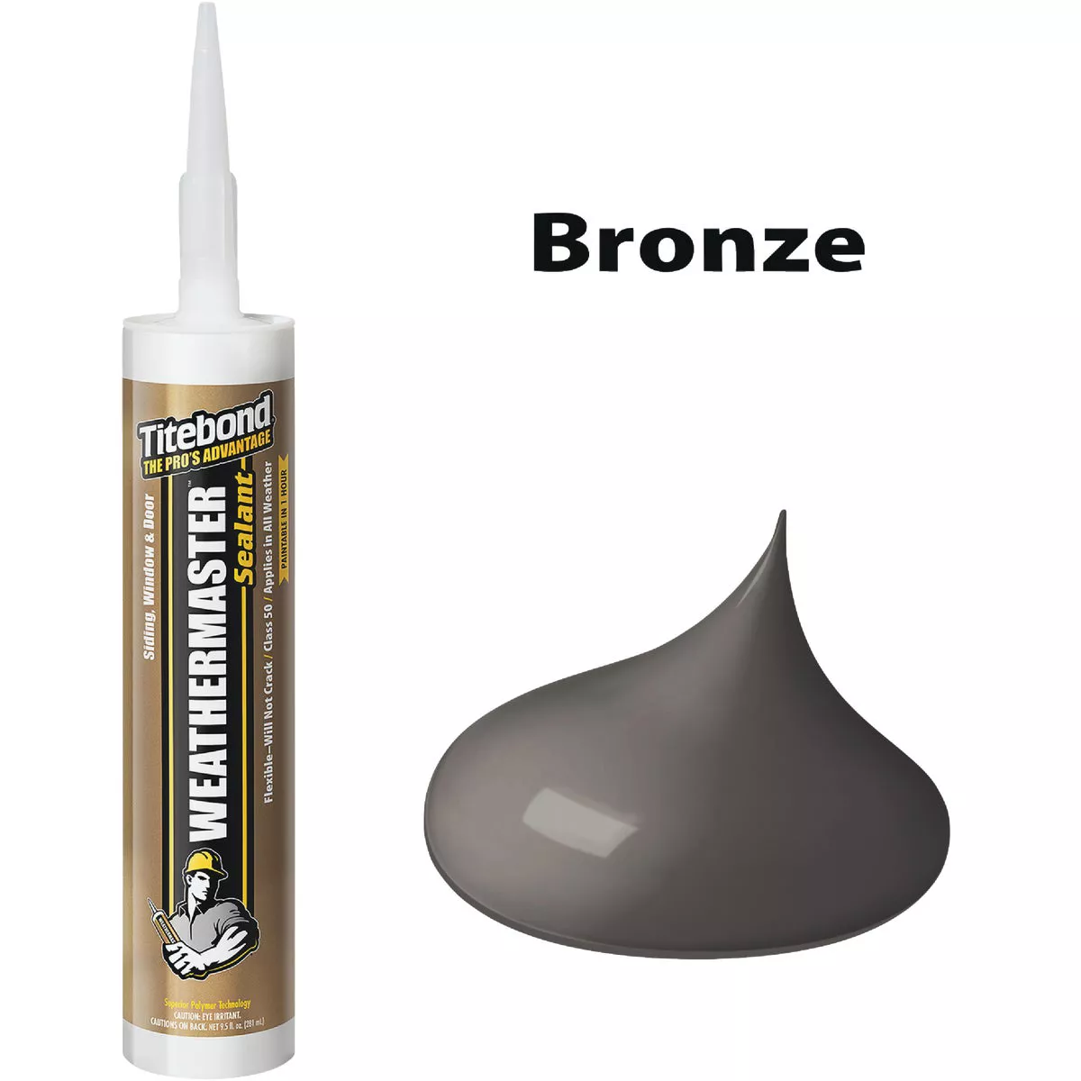 Titebond WeatherMaster 10 Oz. Polymer Sealant, 44061 Bronze - photo 9