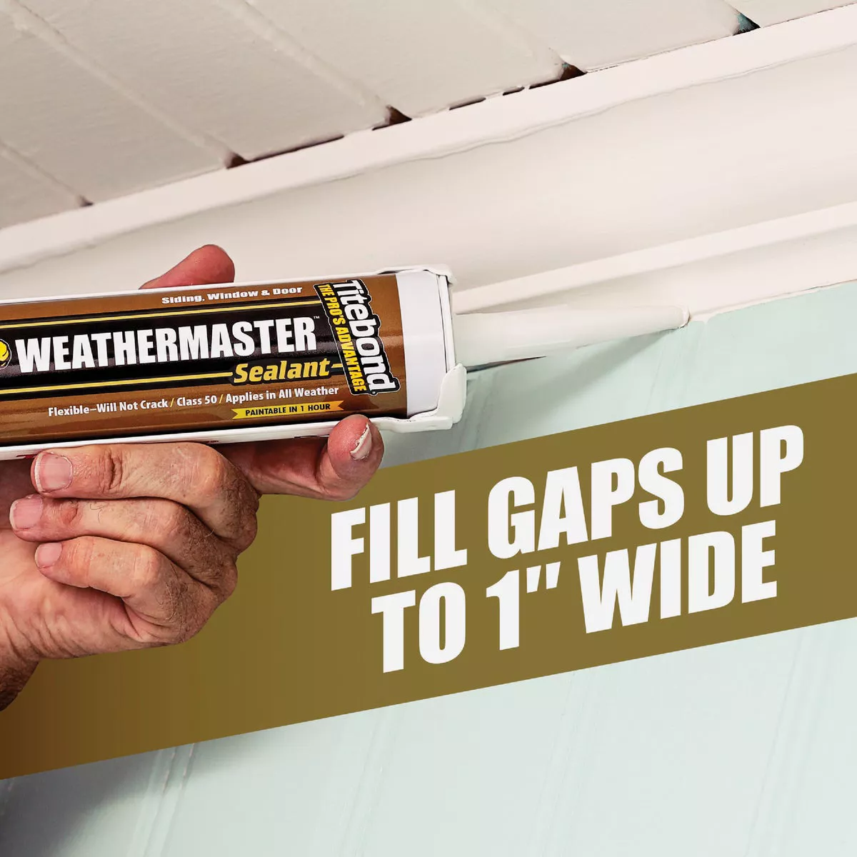 Titebond WeatherMaster 10 Oz. Polymer Sealant, 45501 Off White - photo 6