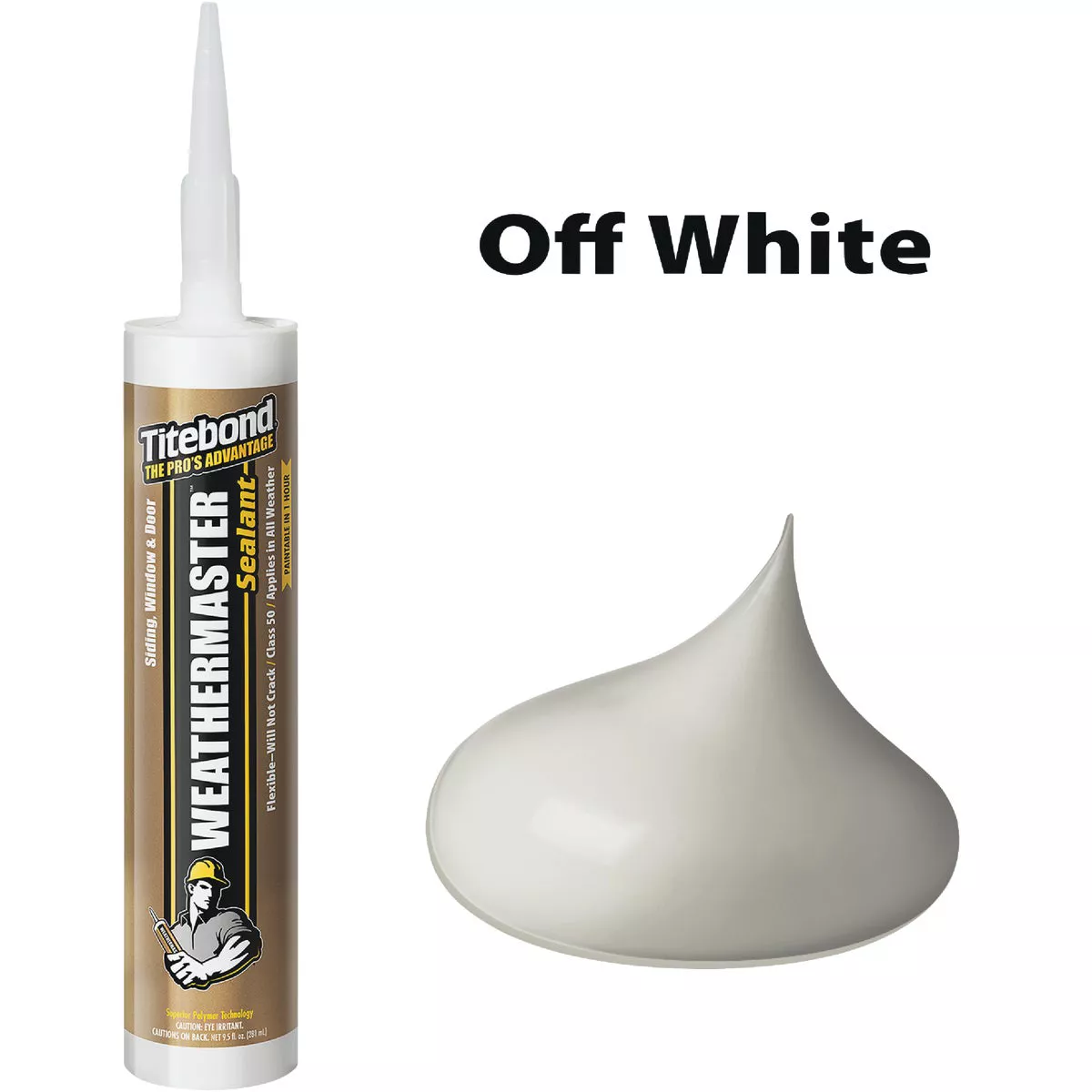 Titebond WeatherMaster 10 Oz. Polymer Sealant, 45501 Off White - photo 9