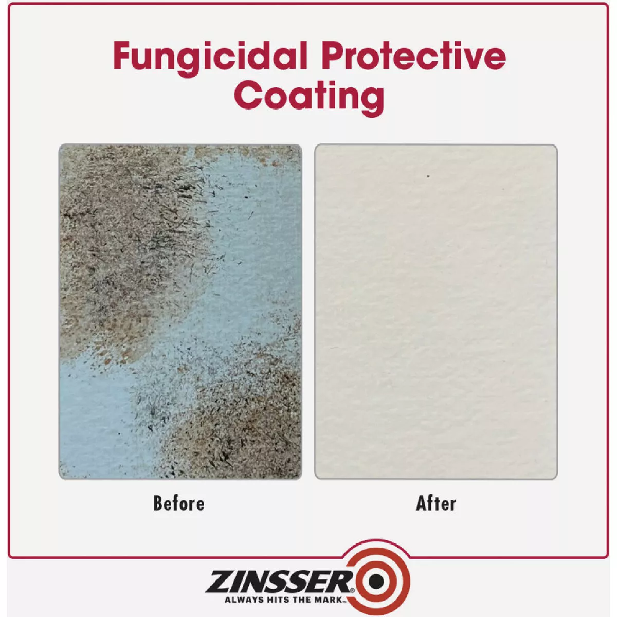 Zinsser Mold Killing Interior/Exterior Primer, White, 1 Qt. - photo 3