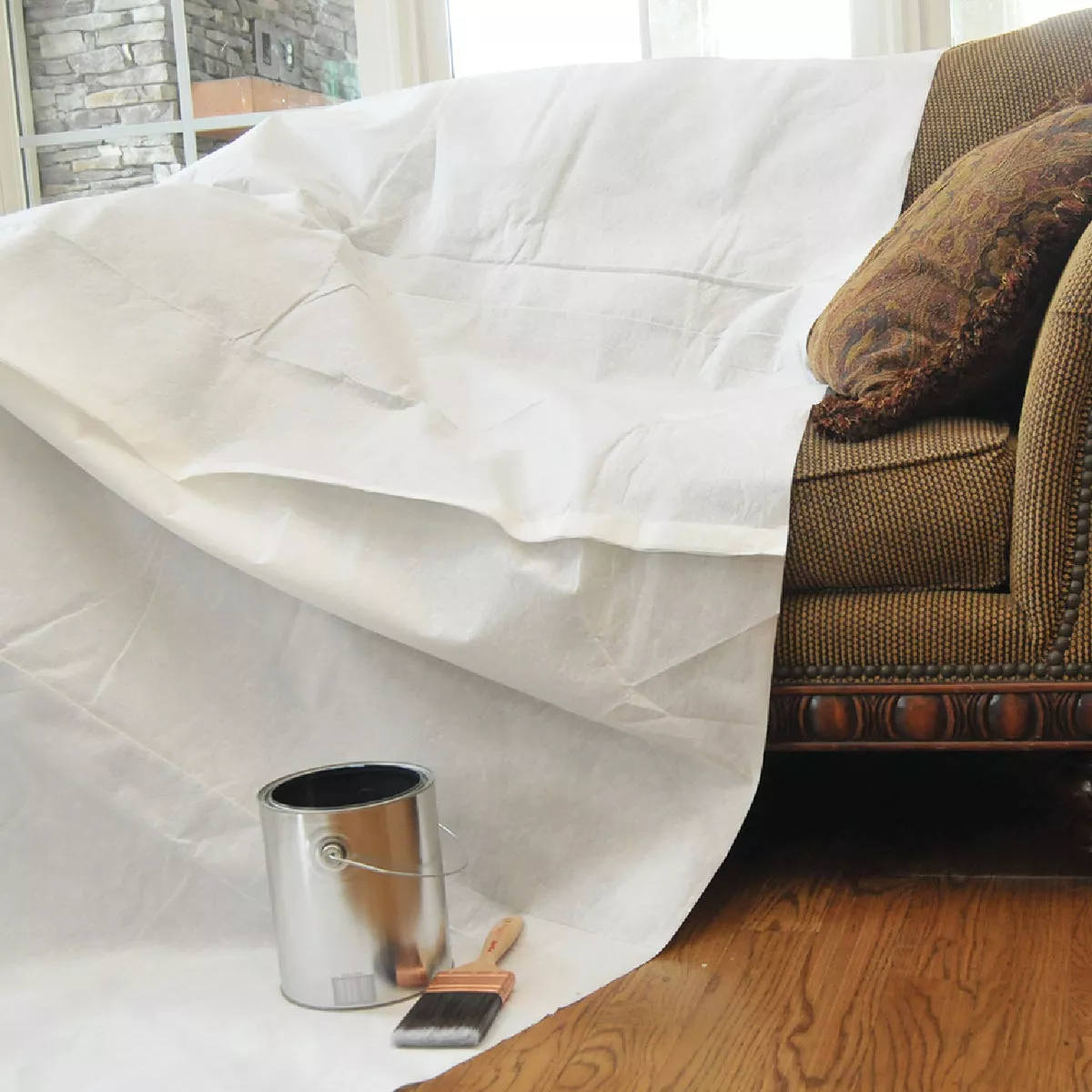 Trimaco SuperTuff 9 Ft. x 12 Ft. Paper/Poly Drop Cloth - photo 4