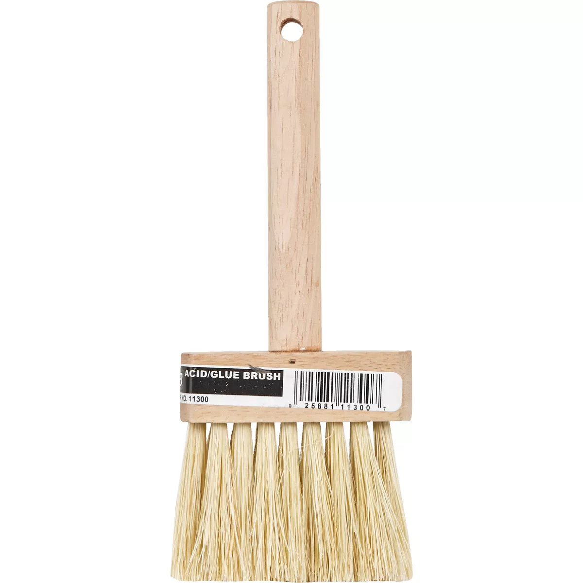 DQB 3 In. x 4-1/2 In. Tampico Fiber Handle Acid/Glue Brush - photo 2
