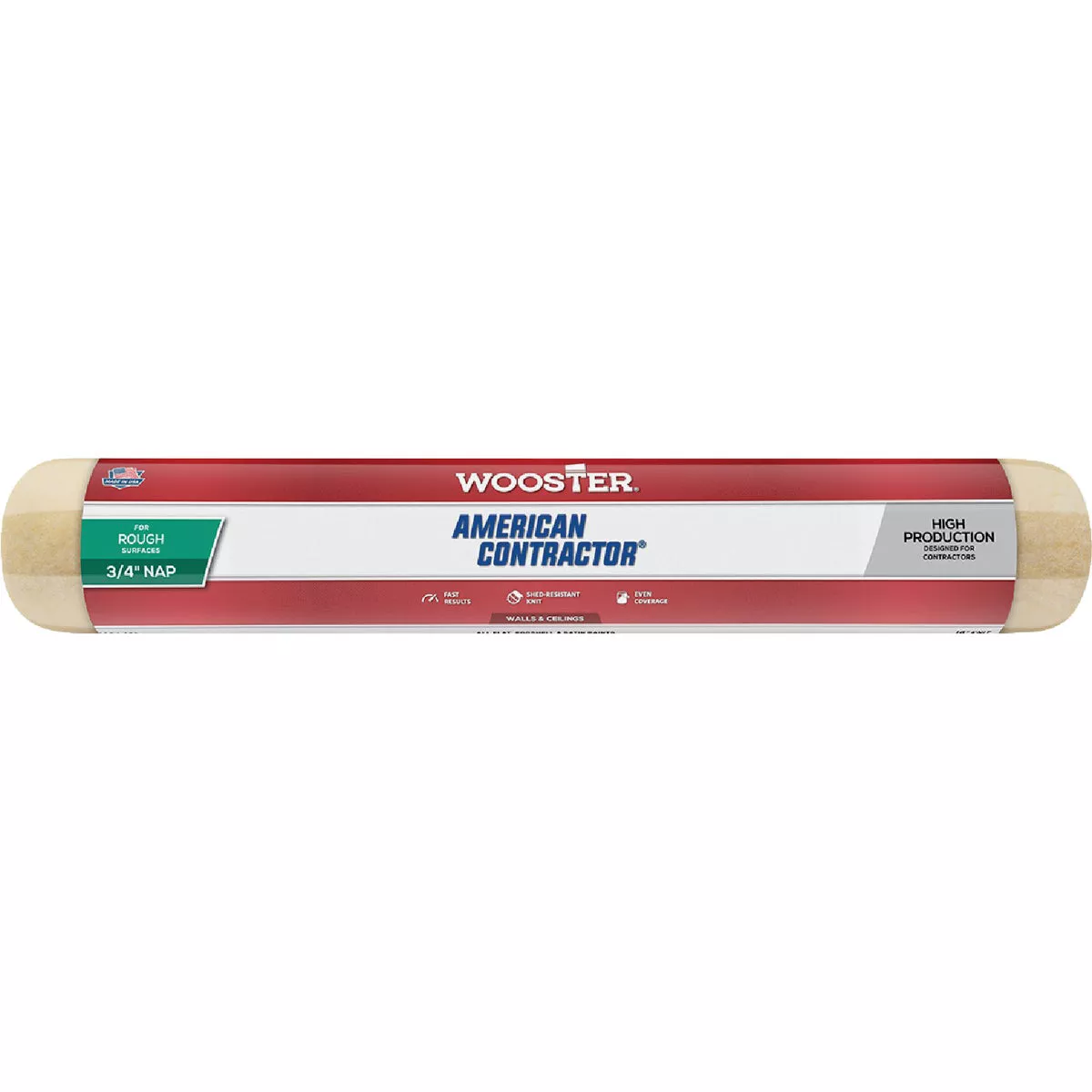Wooster American Contractor 18 In. x 3/4 In. Knit Fabric Roller Cover