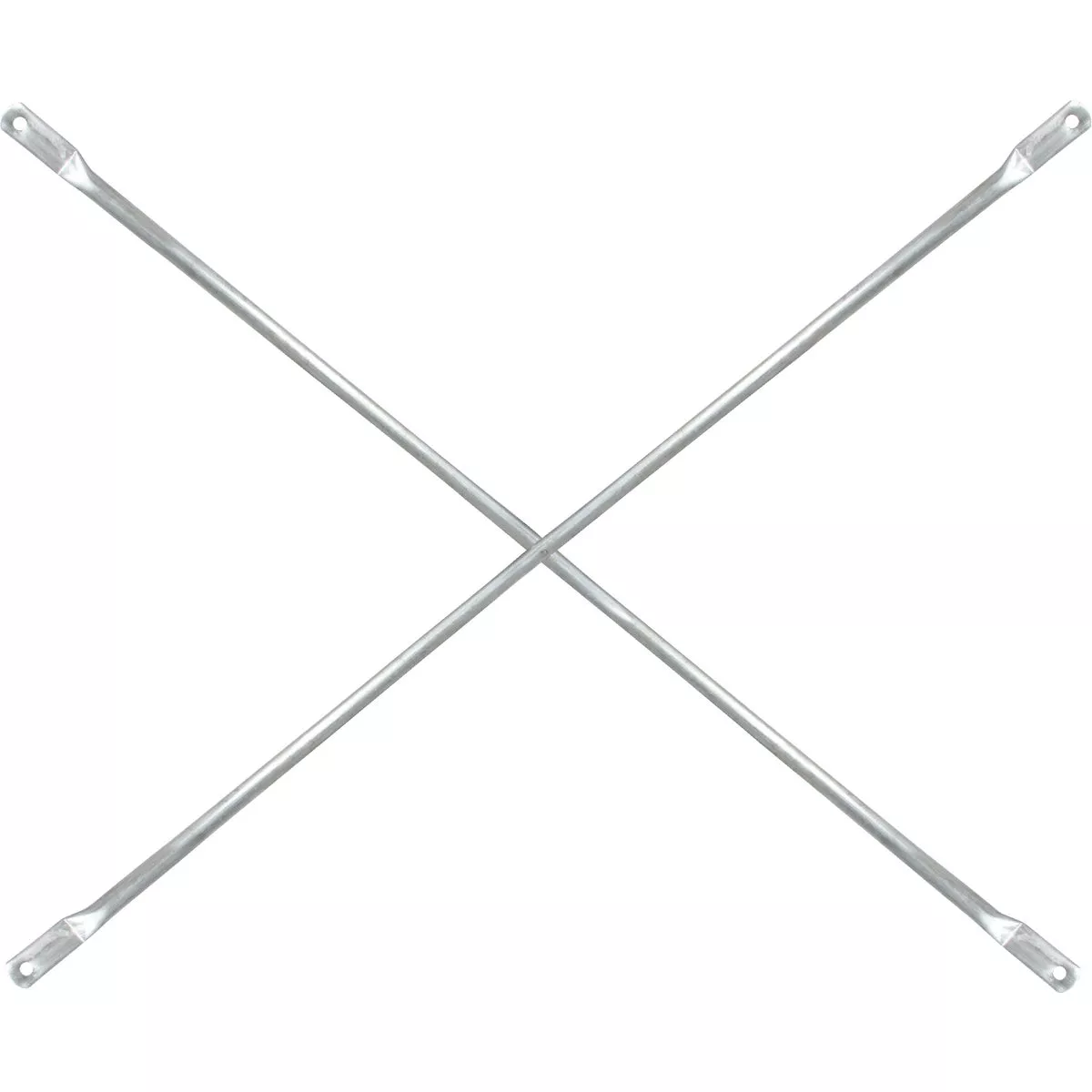 MetalTech 7 Ft. x 4 Ft. Galvanized Steel Scaffolding Cross Brace For Frames
