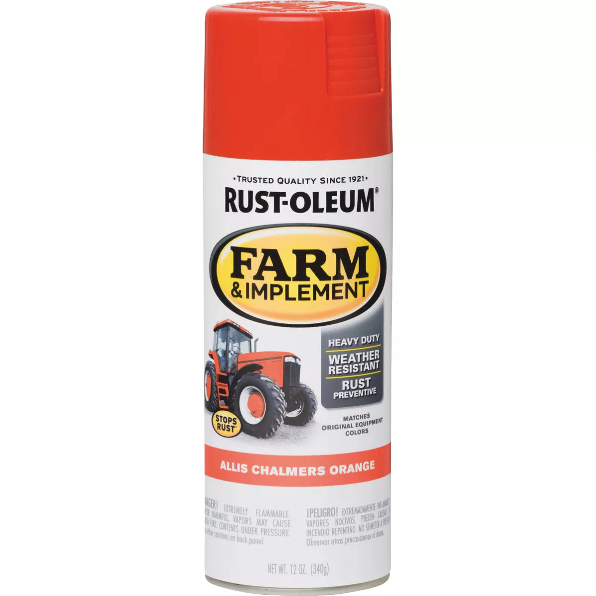 Rust-Oleum 12 Oz. Allis Chambers Orange Farm & Implement Spray Paint - photo 3