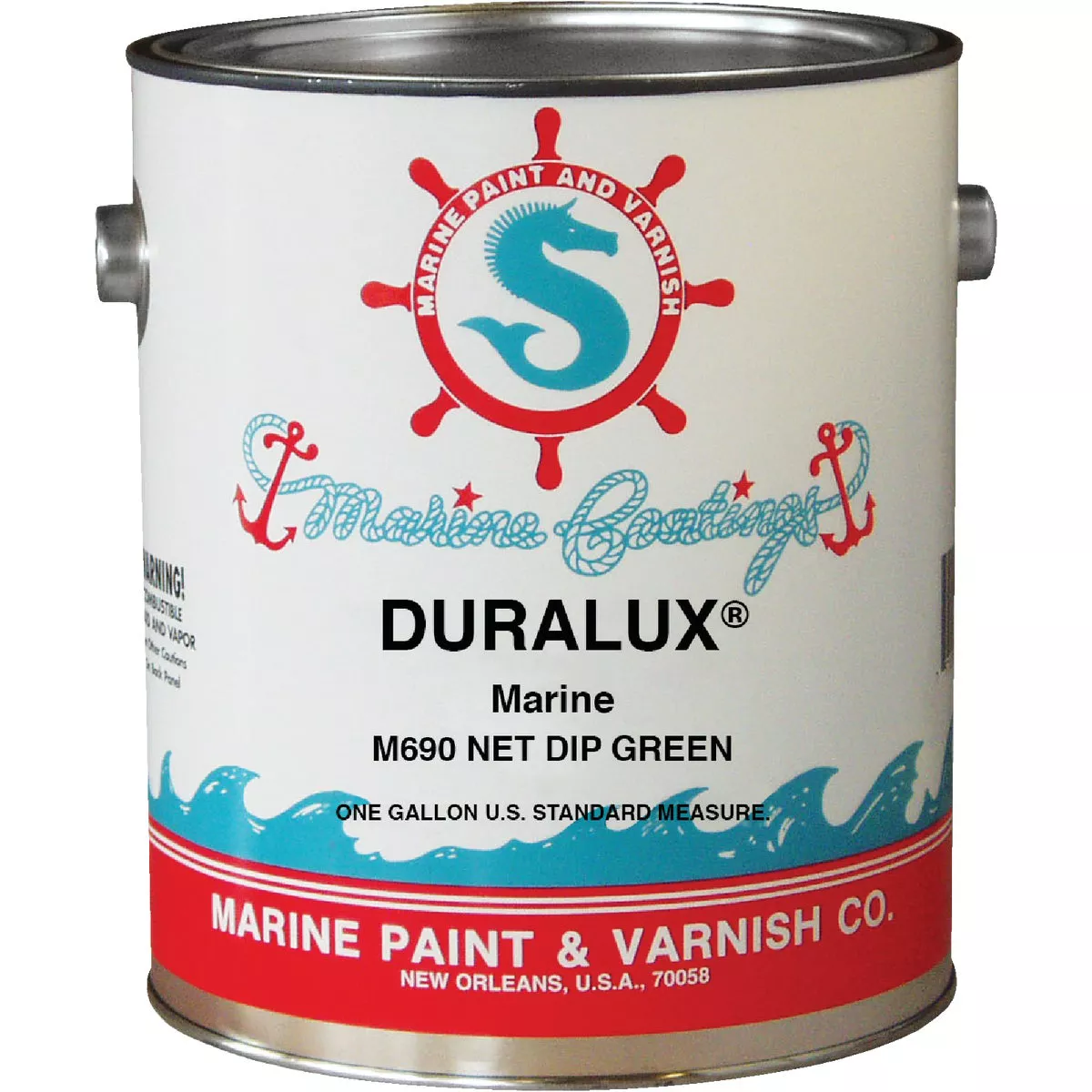 DURALUX Marine Plastic Net Dip Enamel, Green, 1 Gal.