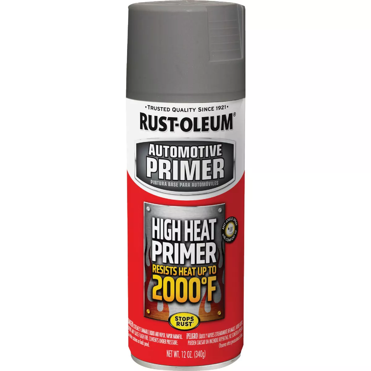 Rust-Oleum High Heat Gray 12 Oz. Spray Automotive Paint Primer - photo 2