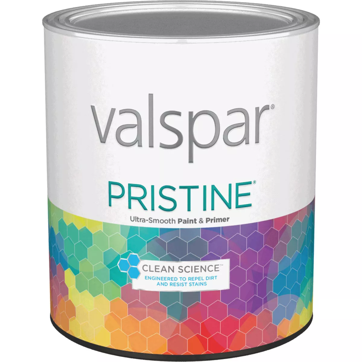 Valspar Pristine 100% Acrylic Paint & Primer Semi-Gloss Interior Wall Paint, White, 1 Qt.