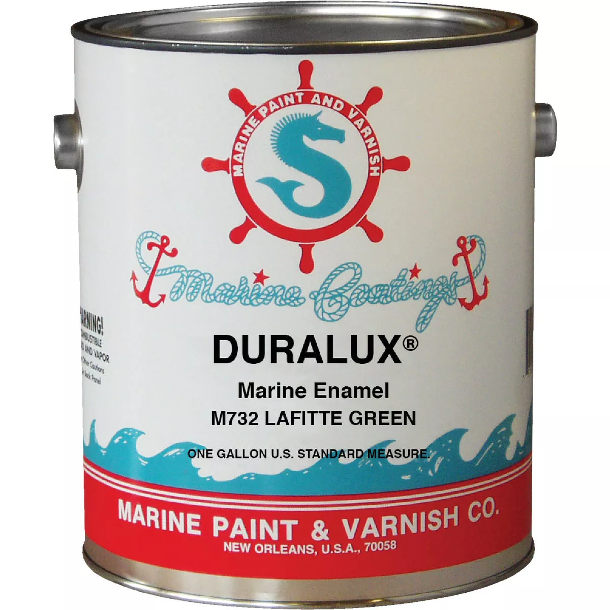 DURALUX Gloss Marine Enamel, Lafitte Green, 1 Gal.
