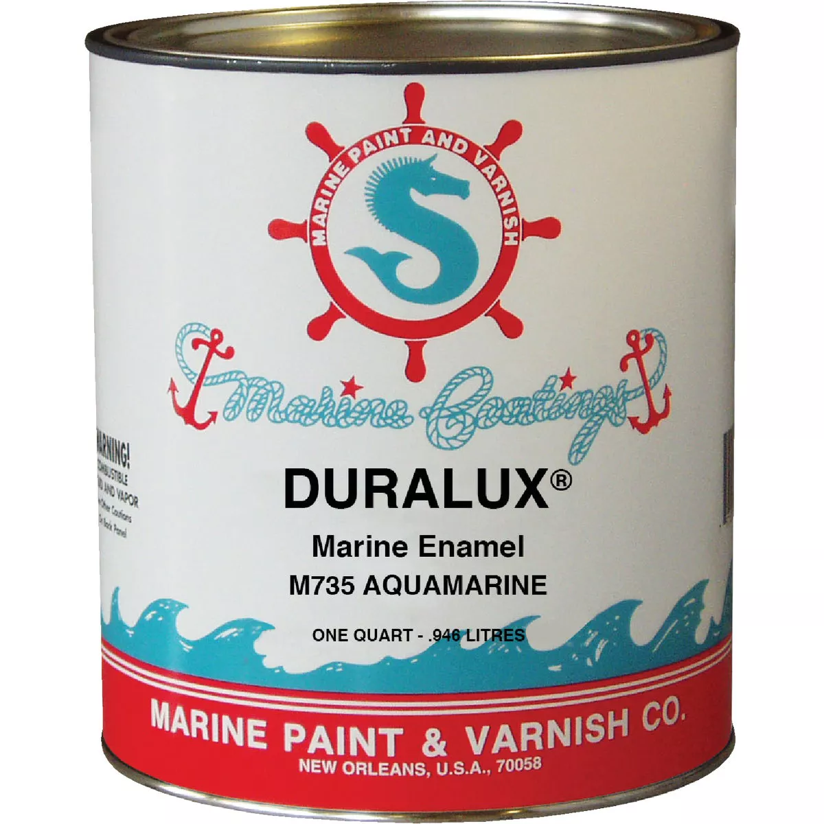 DURALUX Gloss Marine Enamel, Aquamarine, 1 Qt.