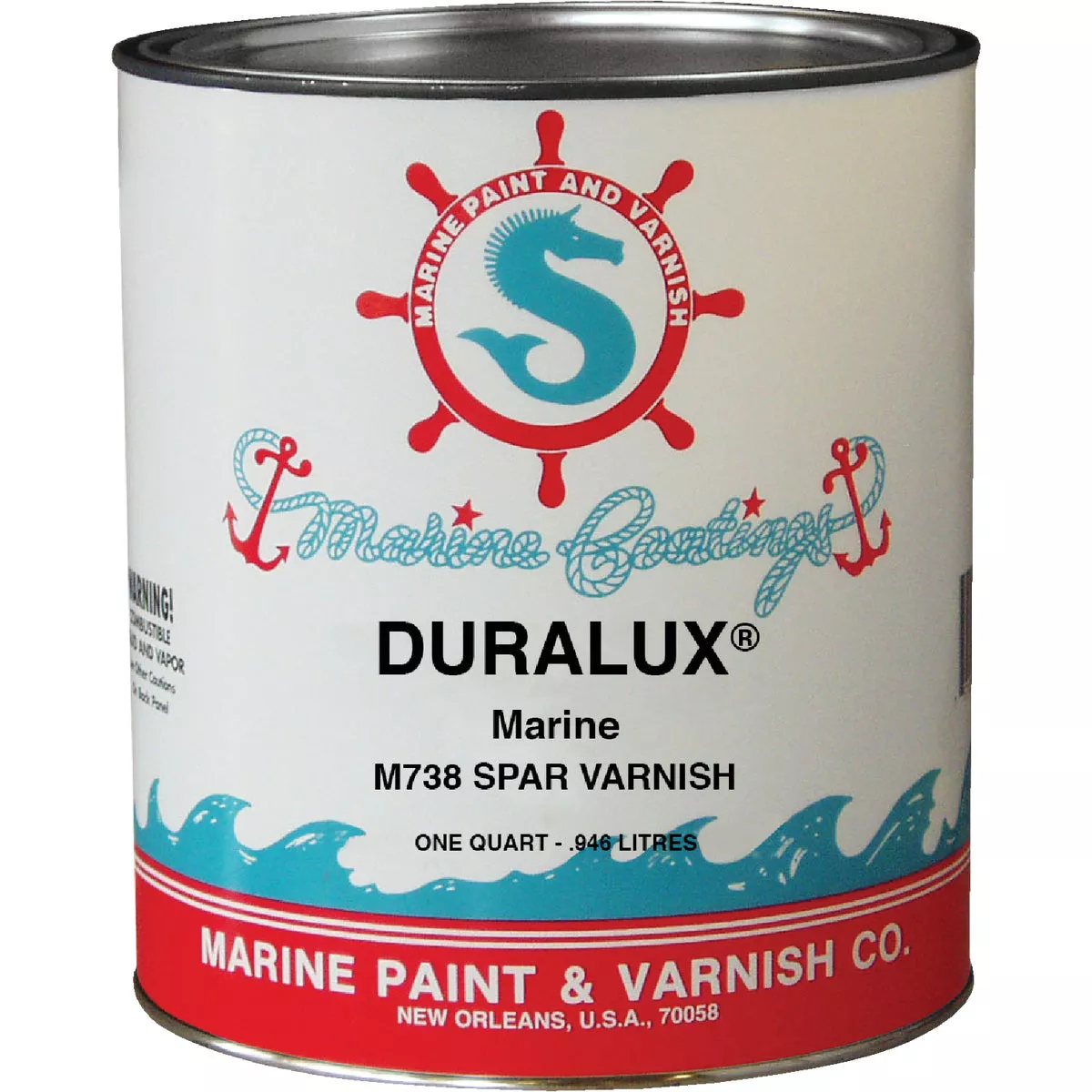 DURALUX Marine Spar Varnish, Clear, 1 Qt.