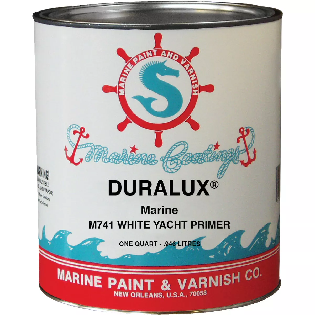 DURALUX Flat Marine Primer, White, 1 Qt.