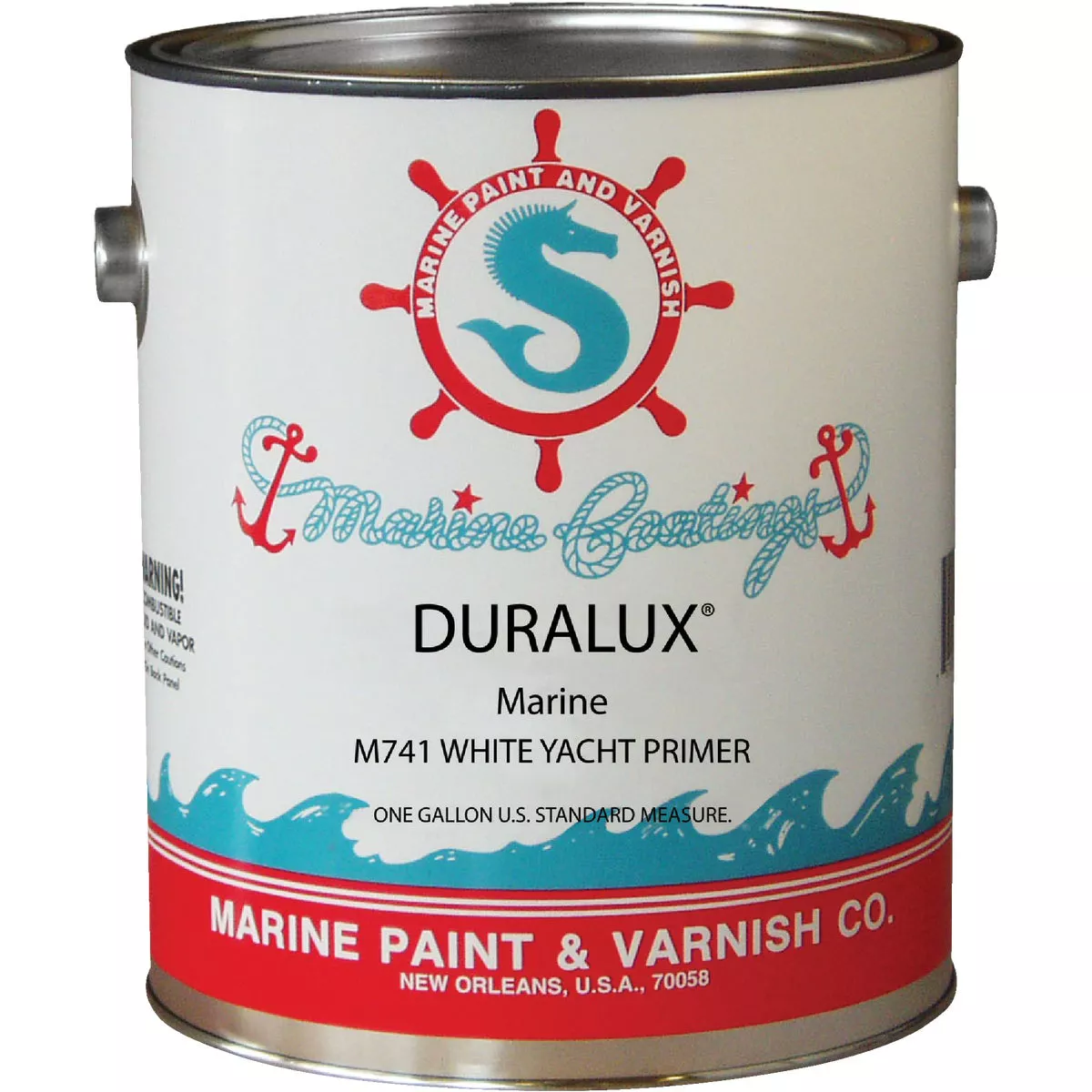 DURALUX Flat Marine Primer, White, 1 Gal.