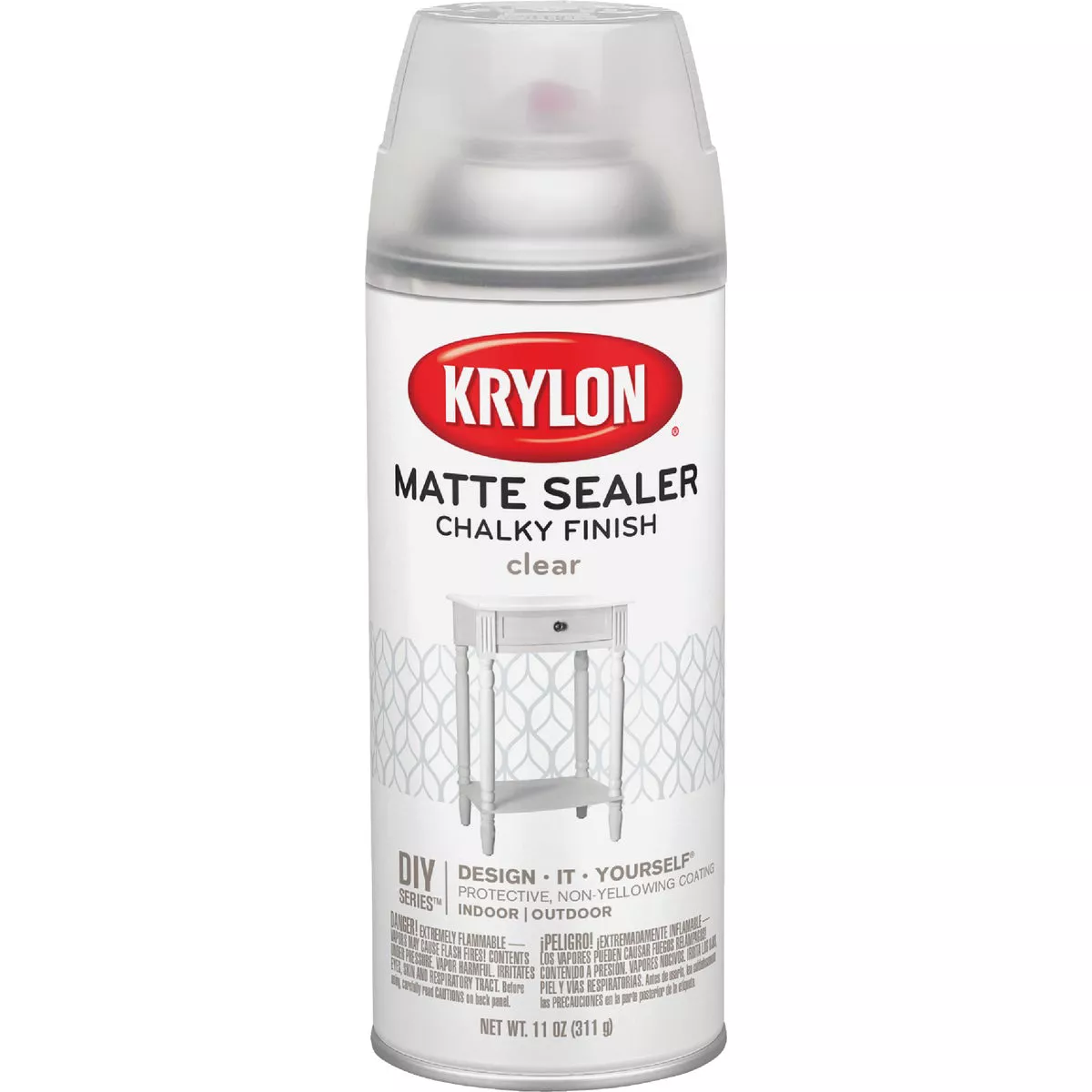 Krylon CHALKY FINISH 11 Oz. Chalk Spray Paint Sealer, Clear