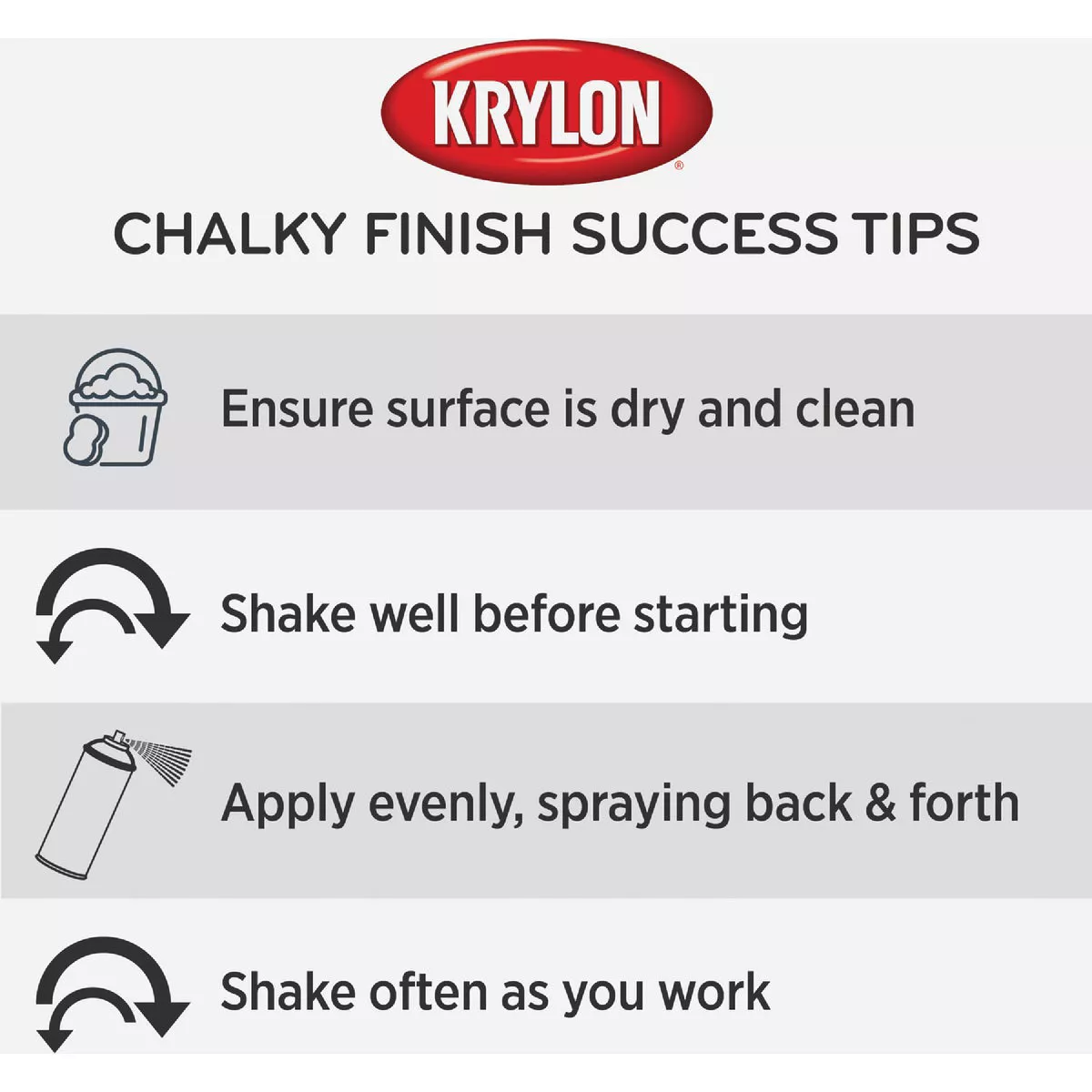 Krylon CHALKY FINISH 11 Oz. Chalk Spray Paint Sealer, Clear - photo 5